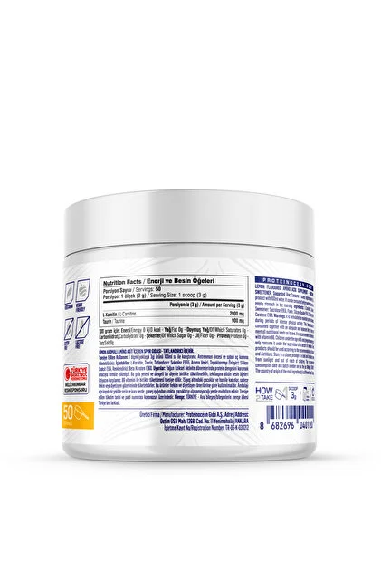 L-Carnitine Fruit Fusion 150 g – 50 Servis Meyve aromalı, içimi kolay