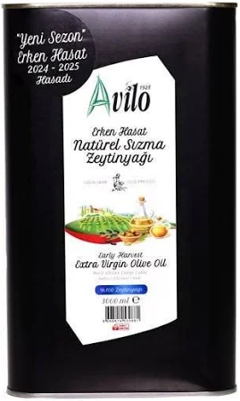 Avilo Soğuk Sıkım Natürel Sızma Zeytinyağı 5 Lt 3